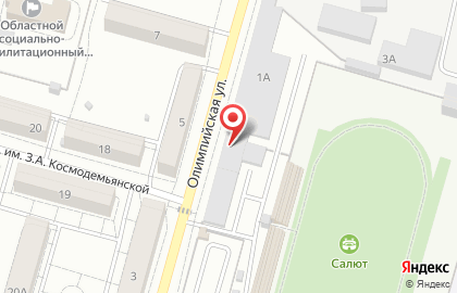 Шиномонтажная мастерская New profile на Олимпийской улице на карте