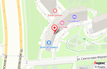 Парикмахерская в Москве на карте