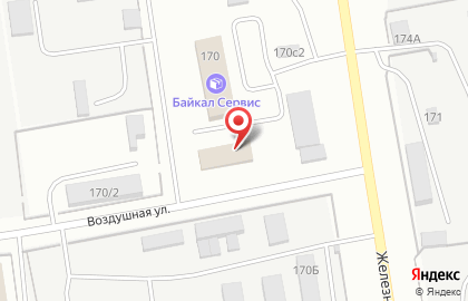СпецТехСервис на Железнодорожной улице на карте