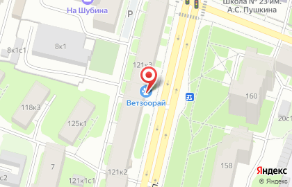 Компания ВетЗооРай на Троицком проспекте на карте