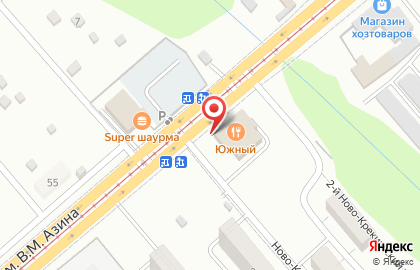 Продуктовый магазин на ул. Азина, 23 на карте