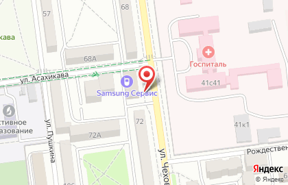 Сервисный центр Samsung Плаза в Южно-Сахалинске на карте