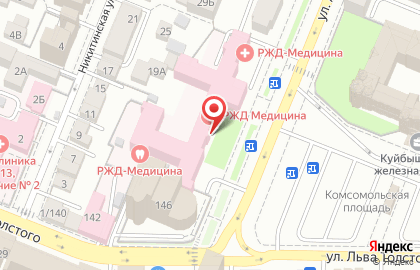 Дорожная Клиническая Больница на улице Агибалова на карте