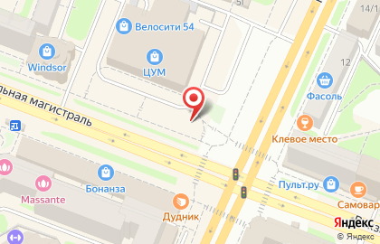 Ресторан Грузинская кухня на Площади Гарина-Михайловского на карте