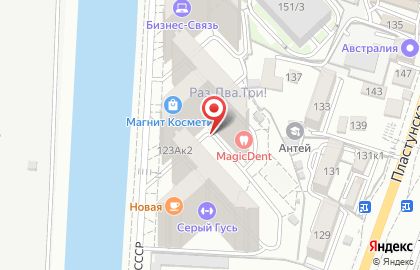 Строительная компания Строй-Монтаж на Пластунской улице на карте