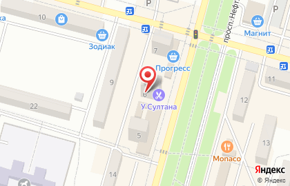 Мясной магазин в Ставрополе на карте