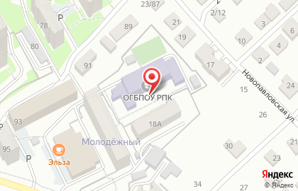 Рязанский педагогический колледж в Рязани на карте