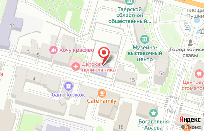 Специальная коррекционная общеобразовательная школа I и II видов для глухих и и слабослышащих детей на карте