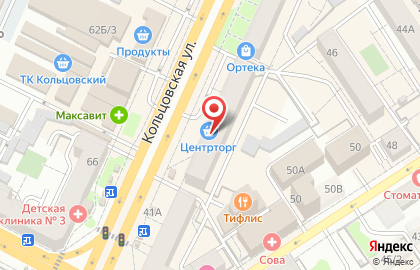 Костромской Ювелирный Завод на Кольцовской улице на карте