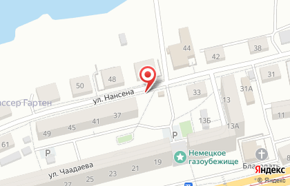 Продуктовый магазин в Калининграде на карте