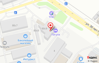 Спа Отель "Лагуна" на карте