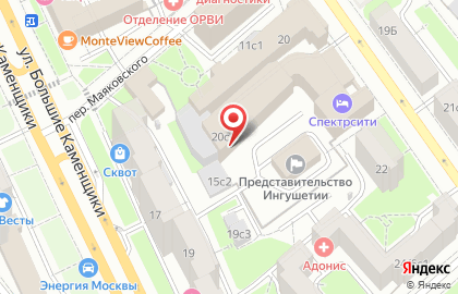 Интеркволити Запад на карте