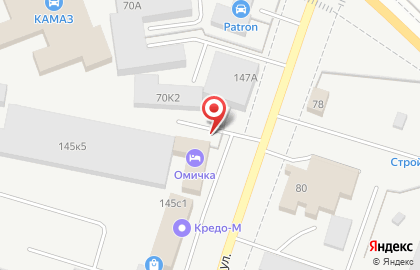 Масломаркет на Омской улице на карте