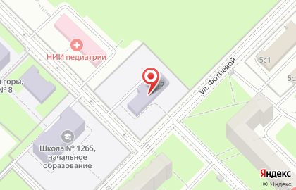 Танцевальная студия Звезда на улице Фотиевой, 12 на карте