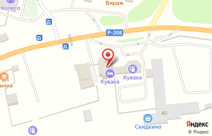 Гостиница Кувака на карте