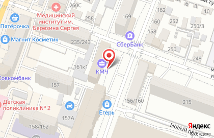 Проспект в Кировском районе на карте