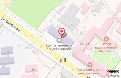 Центр гигиены и эпидемиологии в Республике Башкортостан в Уфе на карте