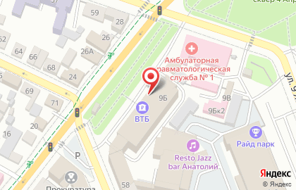 Банк ВТБ на улице Постникова, 9б на карте