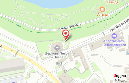 Церковь Петра и Павла с Буя на карте