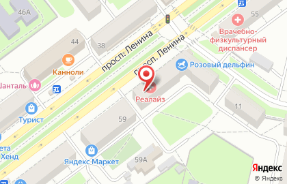 Аптека Яринвест Медикал на проспекте Ленина на карте