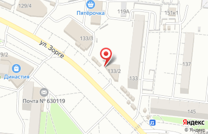 Парикмахерская в Новосибирске на карте