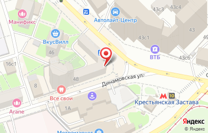 Магазин домашнего текстиля в Москве на карте