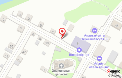 Церковь во имя Иконы Божией Матери Знамение на карте