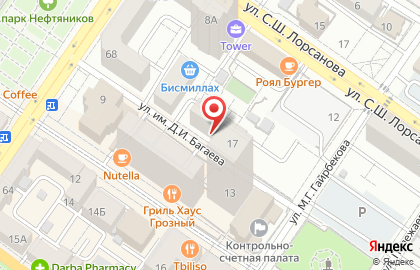 Государственное юридическое бюро в Грозном на карте