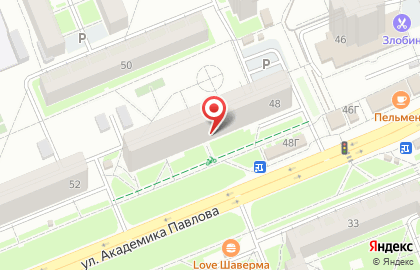 Ателье Крюкова М. В. на улице Академика Павлова на карте