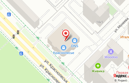 Туристическое агентство TUI в ТЦ Краснолесье на карте