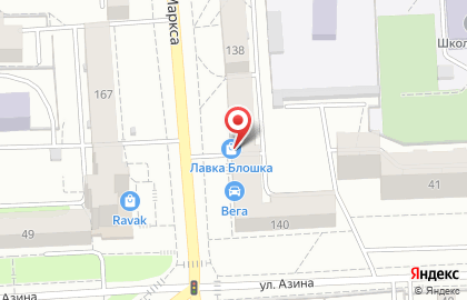 Автошкола Форсаж на улице Карла Маркса на карте