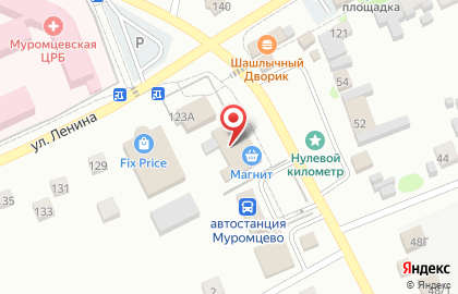 Супермаркет Магнит в Омске на карте