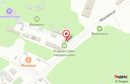 Усадьба Цвет папоротника на карте