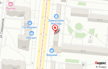 Магазин разливных напитков ПивоМан в Верх-Исетском районе на карте