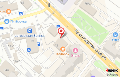 Фирменный магазин кондитерских изделий Славянка на Красноармейской улице на карте