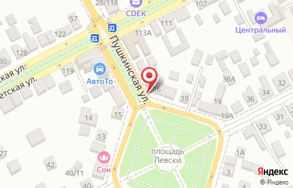 Салон красоты Лайм на Пушкинской улице на карте