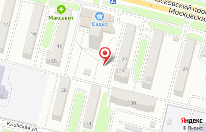 Киоск по продаже питьевой воды Ключ здоровья на Московском проспекте на карте