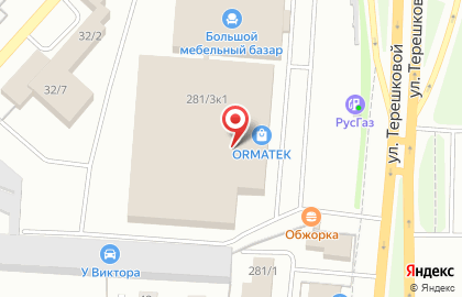 Мебельный салон Вардек в Дзержинском районе на карте