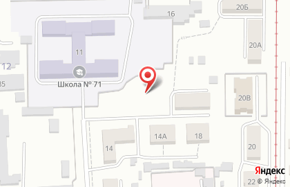 Средняя общеобразовательная школа №71 им. В.А. Мелера в Прокопьевске на карте