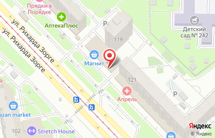 Кафе-пекарня Добропек на улице Рихарда Зорге на карте