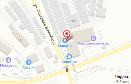 Магазин Молоток в Москве на карте
