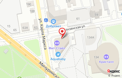 Оконная компания КПИ на улице Карла Маркса на карте