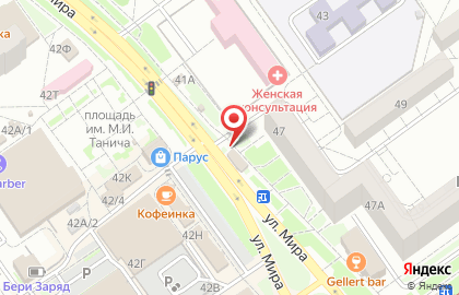 Продуктовый магазин в Волгограде на карте