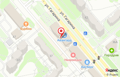 Ателье Портняжка на улице Гагарина на карте
