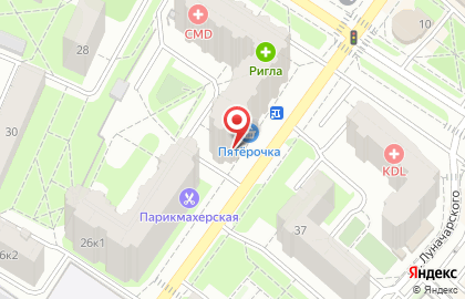 Магазин канцелярских и художественных товаров канцелярских, художественных товаров и фотокопицентр на улице Семашко на карте