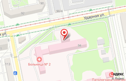Городская больница №2 на улице Ленинградской на карте
