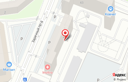 Минимаркет МАНХЭТТЕН в Заречном проезде на карте
