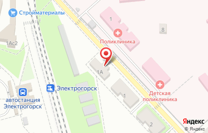 Электрогорская Городская Больница на карте