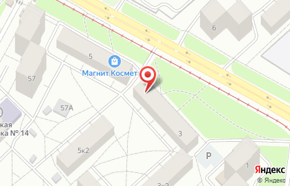 Супермаркет Пятёрочка в Дзержинском районе на карте