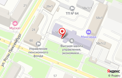 Столовая Кулинар на проспекте Ломоносова на карте